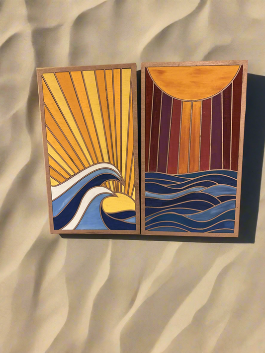 Sunrise Sunset Pair