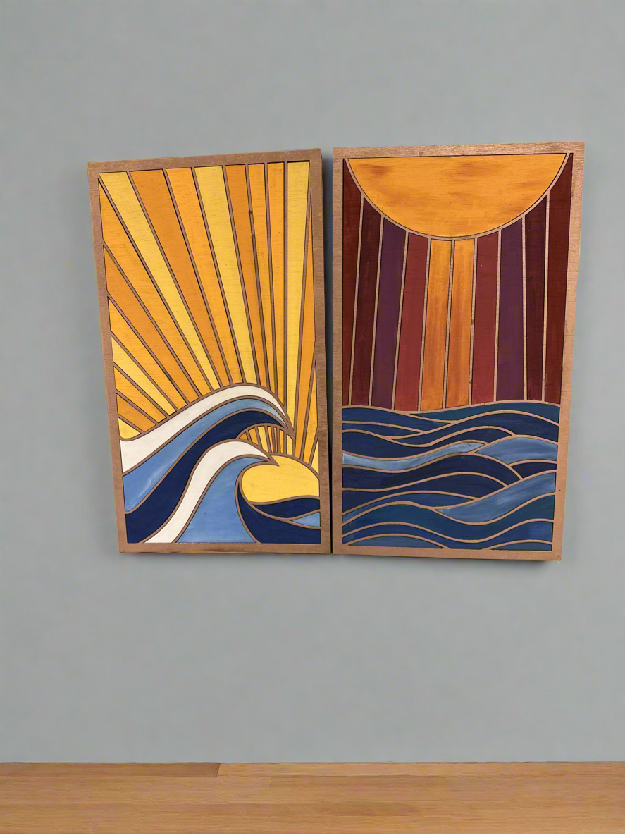 Sunrise Sunset Pair